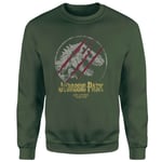 Jurassic Park Lost Control Sweatshirt - Green - XS - Green