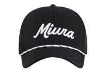 Miura Modern Script Rope Cap - Svart (Storlek: One Size Fits All)