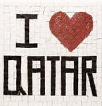 Trois petits points- Kit Mosaique Complet-I Love Qatar-GEANT+, 6192459601823, Universel