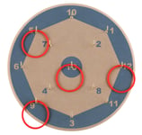 Kastspel med ringar Ø 30 cm