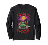 Ripple Junction x Monster Jam Trucks Grave Digger Halloween Long Sleeve T-Shirt