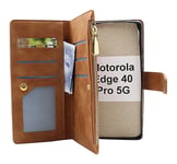 XL Standcase Lyxfodral Motorola Edge 40 Pro 5G (Brun)