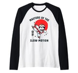 Masters of the Slow-Motion Sloth Karate Graphic Raglan Baseball Tee