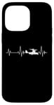 Coque pour iPhone 14 Pro Max Aviation Mode Aviation Enfants Flyer Heartbeat ECG