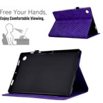 Purple Purple Leather Case Yhteensopiva Huawei Matepad T10 / T10s / Honor Tablet 6 Khaki Kanssa