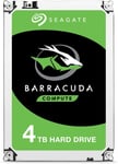 Disque Dur Interne Seagate BarraCuda ST4000DM004 4 To Argent