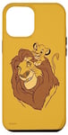 Coque pour iPhone 15 Plus Disney Le Roi Lion Simba et Mufasa Père et fils