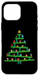 iPhone 16 Pro Max 8 Bit Retro Gaming Christmas Tree Case