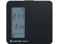 Euroster E4010B temperaturregulator trådbunden 4010 svart