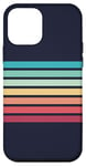 iPhone 12 mini Retro Racing Stripes - 70s 80s Style - Stripe Striped Case