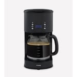 Programmerbar kaffebryggare - HKoeNIG - MG32 - 1,5 L (12 koppar) - 1000 W - LCD-skärm - Håll värmen - Svart och rostfritt stål