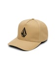 Volcom Embossed Stone Adjustable Curved Peak Cap Dark Khaki