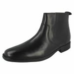 Mens Clarks Ankle Boots Tilden Zip