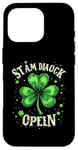 iPhone 16 Pro ST AM DIAOCK OPENLN Four-leaf Clover Case