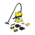 Våt-/ torrdammsugare Karcher WD 4-18 S Dual Battery Set