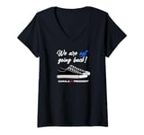 Womens We're Not Going Back! - Vote Kamala Harris US President 2024 V-Neck T-Shirt