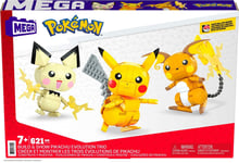 887961971552 MEGA CONSTRUX Pokemon Pikachu Trio 3-pack GYH06 /4