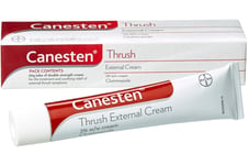 Canesten Thrush External Cream 2% For Men & Women. Relief From Itching, Soreness