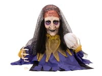 Halloween Figure Fortune Teller, animated 50cm