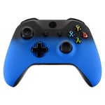 eXtremeRate Coque Avant de Remplacement pour Xbox One S/X Manette, Coque Shell Avant Coloré pour Xbox One S/X Manette (Modèle 1708), Dégradé Bleu