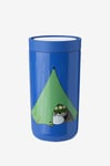 Stelton - Vakuumisolerad Mugg To Go Click 200 ml Mumin Camping - Blå