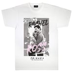 Friends Mr Rachel Mrs Ross Boyfriend Fit T-Shirt, Womens, S-XXL, White, Official Merchandise