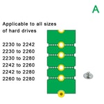 NGFF M.2 SSD-adapterkort 2242 till 2280 2230 till 2280 Överför Ca A