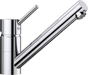 Blanco 516764 Antas-S - Chrome Kitchen Sink tap (Low Pressure) with a Pull-Out spout Antas-S-chrome-516764, Niederdruck-Schlauchbrause