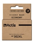 Actis KH-302BKR muste (korvaa HP 302XL F6U68AE; Premium; 15 ml; musta)