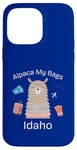 iPhone 14 Pro Max Alpaca My Bags Vacation Travel Outfit Idaho Case