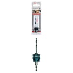 Bosch Professional Hole Saw Progressor for Wood & Metal (Ø 17 mm) + 1x Power Change Plus Adapter (Socket 3/8" hexagonal shank, HSS-G Drill Bit Ø 7.15 x 85 mm)