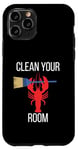 Coque pour iPhone 11 Pro Clean Your Room Citation de motivation Organized Self Help Tidy