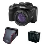 KODAK Pixpro Astro Zoom AZ426 - Appareil Photo Numérique Bridge, Zoom optique 42X, Grand angle de 24 mm, 20 mégapixels, LCD 3, Vidéo Full HD 1080p, Batterie Li-ion - Noir - Neuf