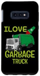 Coque pour Galaxy S10e Love Camion poubelle de recyclage pour enfants et adultes