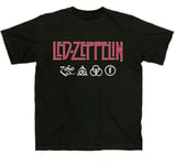 Led Zeppelin ZoSo Logo Jimmy Page Classic Rock Folk Music Band T Shirt LDZ-1016