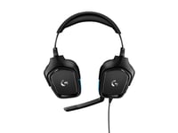 Logitech G432 Gaming Headset Leatherette, Black