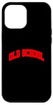 Coque pour iPhone 12 Pro Max Graphique rouge Old School Red Graphic