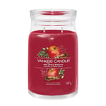 Yankee Candle Red Apple Wreath Large Signature Jar Candle