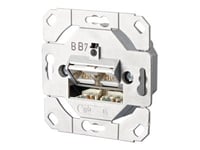 Metz Connect E-Dat - Uttag För Nedsänkt Montering - Cat 6A - Stp - Rj-45 X 2 - Metallike