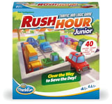 ThinkFun Rush Hour Junior - Traffic Jam Logic Brain Challenge Game and Stem Toy for Kids, 1+ Players, Age 5 Years Up