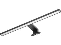 Kinkiet Orno Nortes Led 12W, Lampa Nad Lustro, 900Lm, 4000K, Dł. 50 Cm, Aluminium, Czarna Ad-Om-6208L4/B