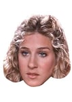 FoxyPrinting Sarah Jessica Parker Footloose Celebrity Cardboard Party Face Mask Fancy Dress