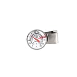 Taylor - Thermomètre Alimentaire à Lait en Acier Inoxydable, Thermomètre de Cuisine pour Cafés et Boissons Chaudes, Clip et Support