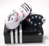 Adidas CLIMACOOL Cricket Spikes Shoes White/Black/Red UK 8/EU 42