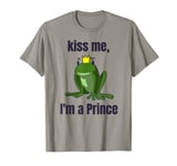 Kiss Me T-Shirt Easy Funny Frog Prince Halloween Costume Tee T-Shirt