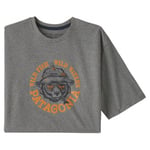 Patagonia M's Take a Stand Responsibili-Tee Wild Grizz: Gravel Heather