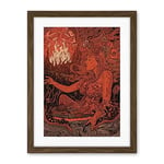 Artery8 You Light my Fire The Temptress Concept Art Artwork Framed Wall Art Print 18X24 Inch