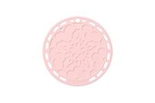 Le Creuset French Trivet, Silicone, Heat resistant to 250°C, 20 cm, Powder Pink, 93007300231000