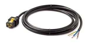 APC strømkabel - IEC 60320 C19 til 3-tråders fastkabel - 3 m