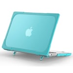 MacBook Pro 14 M3 / M2 / M1 (2023/2021) - Hard cover front + Bagcover med Kickstand - Lyseblå